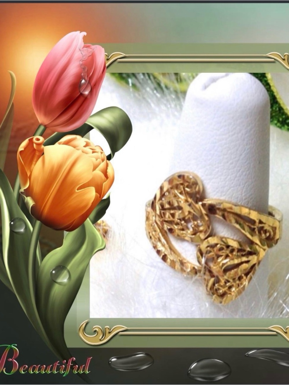 Elegant Gold Women's Ring